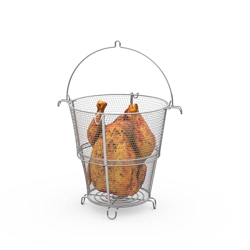 14101480 Turkey Fryer Big Easy Better Basket Replacment Parts for Char Broil Big Easy Oiless Turkey Fryer 6776791W06 17102065 6584315P06 Basket Part Accessories Turkey Fryer Big Easy Better Basket