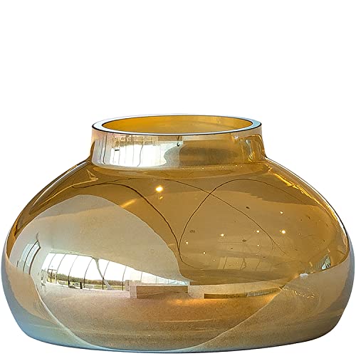 LEONARDO HOME 018649 POESIA Vase 9,3 cm gold, Glas