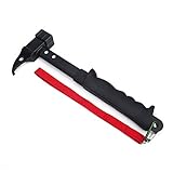 VGEBY 4 in 1 Multifunktion Hammer mit Gummi Griff und Seil für Outdoor Camping Zelt