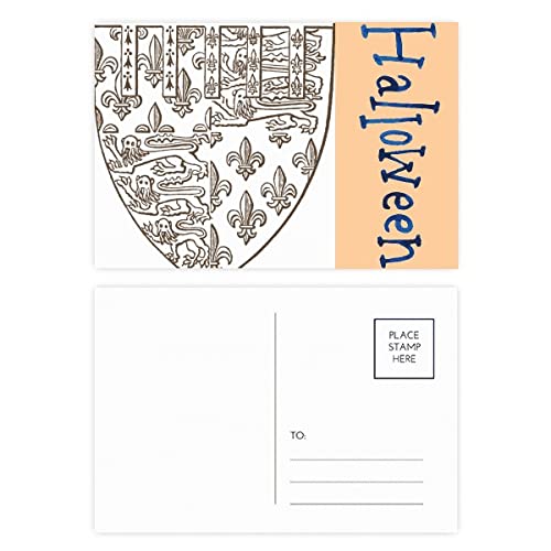 Cartes de vœux Halloween lion : offrez 20 correspondances baroques mystérieuses