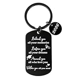 SPMatrix Class of 2026 Graduation Gifts,Graduation Keychain for Him Her,Congrats Grad Souvenir for Senior Middle High School College University Masters PhD Students Son Daughter from Teacher Parents