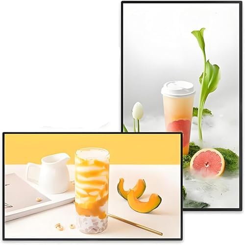 21.5" 23.6" 27" Ultra-Thin Digital Signage Display, HD Commercial LCD Monitor for Advertising, Store Market & Exhibition Marquee Screen