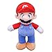 Super Mario Mario Bros Mushroom Red Fontanero Peluches 25Cm, Dibujos Animados Muñecos De Peluche De Peluche Lindo Juguete para Niños Regalos De Cumpleaños