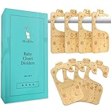 Baby Closet Dividers (Boho) by Eli with Love - 8 Premium Wood Double Sided Baby Closet Size Dividers...