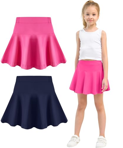 Image of Toddler Skirt Little Girls Athletic Uniform Skorts Golf Outfit Cheer Tennis Skirts with Shorts