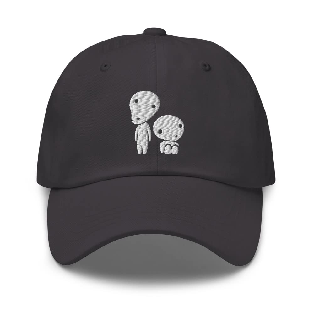 Kodama Forest Spirits Tree Spirit Embroidered Baseball Cap Dad hat