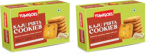 Image of Yumigoes Kaju Pista Cookies 400G (Pack of 2)
