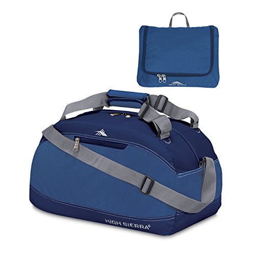 High Sierra Pack-N-Go Duffel Bag, Pacific/Blue Velvet, 20-Inch