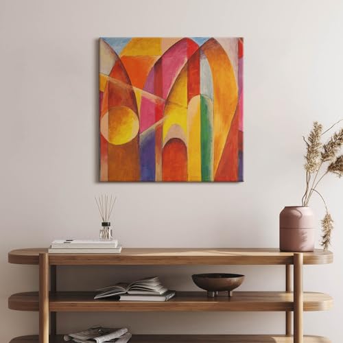 Art abstrait coloré Wallfluent pour une décoration murale pleine d'énergie - 2