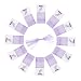 TooGet Sachet Lavender Pattern Empty Bags Cotton Bags Organza Gauze Bags 3x6 Inch,12-Pack