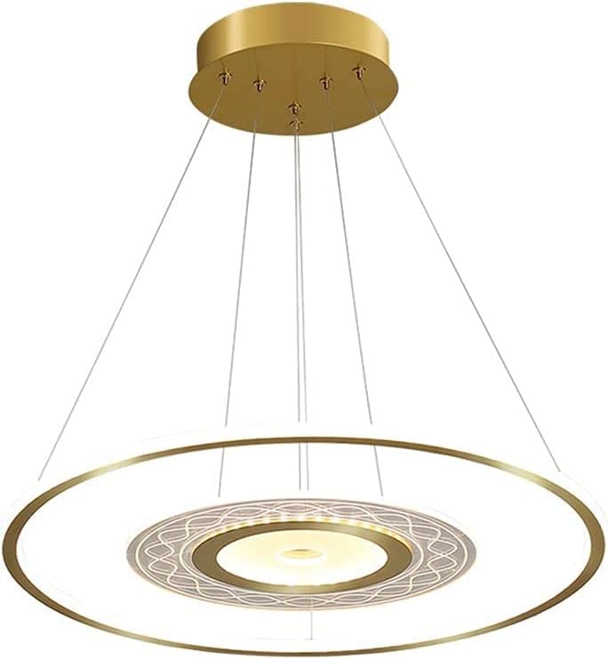 Suspension circulaire créative au design épuré pour grand salon
