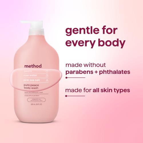 Method Body Wash, Pure Peace, Paraben and Phthalate Free, 28 oz (Pack of 1) - image 6