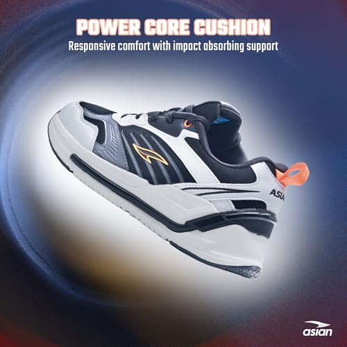 Image of ASIAN Powerkick-05 Running Shoes for Men | Breathable Mesh Knit Sports Shoes | EVA Midsole for Energy Return | Memory Foam Sneaker for Boys | Ideal for Gym, Sports, and Training