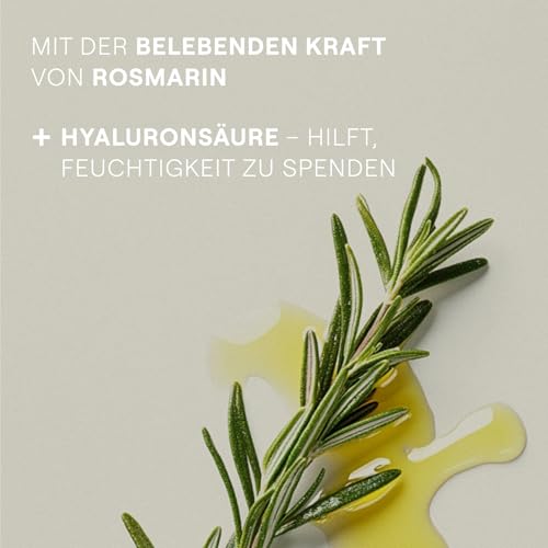 WELEDA Bio Rosmarin Revitalising Shampoo - Naturkosmetik Haarpflege Seife mit Hyaluronsäure & Rosmarinöl für mehr Volumen & eine gesunde Kopfhaut - Haarshampoo ohne Silikone & Sulfate (vegan, 250ml)