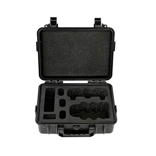 Preisvergleich Produktbild Luccase wasserdichte Aufbewahrungsbox 28X18X9cm ABS Kompakte Reise Explosionsgeschützte Box Kompatibel mit DJI Mavic Mini RC Drone, Schwarz