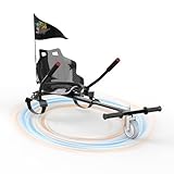 Generisch Hoverkart ajustable, compatible con todos los hoverboards de 6,5 a 10 pulgadas, asiento de karting para niños y adultos