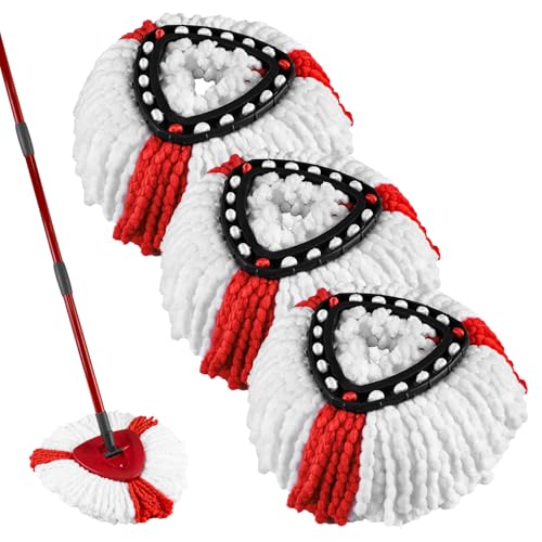 Aiyiried Testina di Ricambio Per Mop in Microfibra Umido e Asciutto Compatibile Con Vileda Turbo 2in1 Mop Panno di Ricambio Per Mops