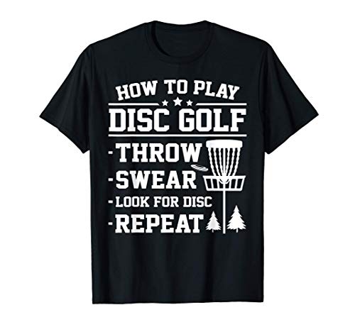 Mens Funny Frisbee Disc Golf Tee Gifts For Disc Golfers Frolf T-Shirt