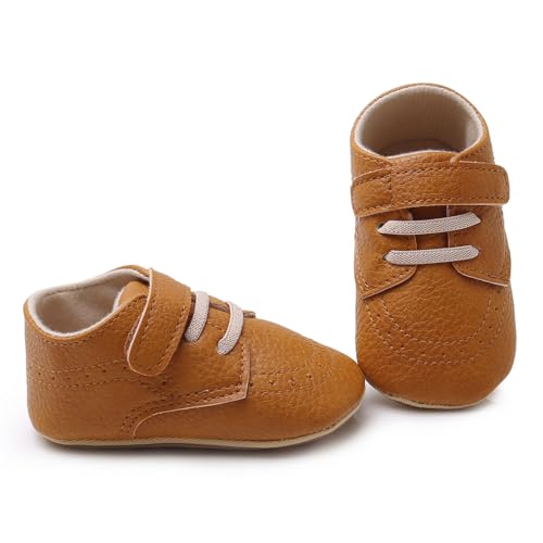 RVROVIC Baby Boys Girls Anti-Slip Sneakers Soft Ankle Boots Toddler First Walkers Newborn Crib Shoes4