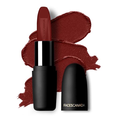 FACESCANADA Weightless Matte Lipstick – Maroon Love 06 | Diamond