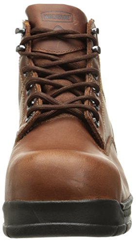 Wolverine Mens Harrison Lace-Up Steel-Toe 6" Work Boot, Brown, 10.5 4E Us #TOP1