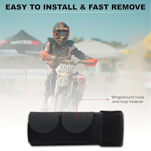 Image of OBEROI'S Traders Universal Bike Front Shocker Fork Seal Covers | Protect Suspension Forks from Dust, Dirt, Water & Debris | Extend Shocker Life & Ensure Smooth Performance for All Motorcycles