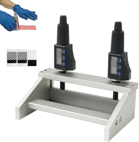 Digital Micrometer Adjustable Film Applicator - Precision Wet Film Preparation Device for Coatings, Paints & Printing, Measuring Range 1-6000μm, Graduation 1μm, 100mm Width