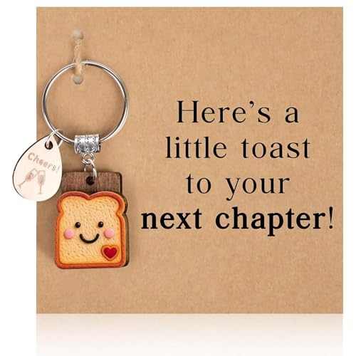 CZFSWT New Beginnings Gifts for Women, Congratulations Gifts for Women, Cute Keychains for Womens Suitable for New Job Encouragement Gift