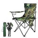 Damei century Folding Camping Chairs- Lightweight, Portable Chair for Beach, Lawn, Outdoor Sports, Camouflage