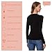 MERINNOVATION Merino Wool Base Layer Women - 100% Merino Wool Shirts for Women Lite - Midweight Long Sleeve V-Neck Tops