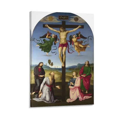 Impression sur toile The Crucifixion de Rafael Mond, design élégant