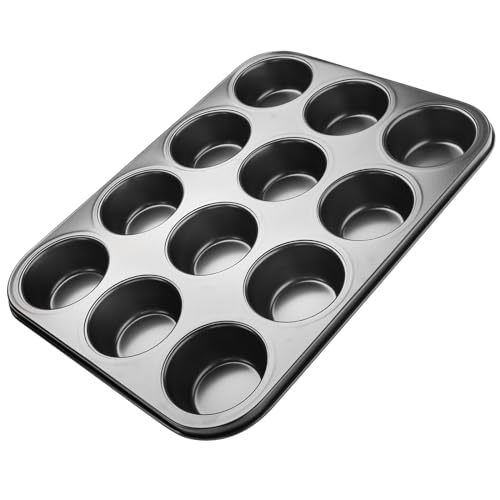 Focus Foodservice 903515 Jumbo Muffin Pan, 3 Rows of 4 Muffins, 1-1/4