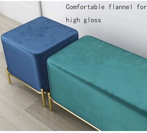 Reposapiés salón y taburete de sofá nórdico elegante para dormitorio 5