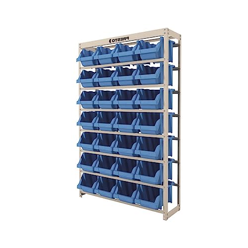 Estante Gaveteiro Com 28 Gavetas Nº 7 Azul 4301 Presto