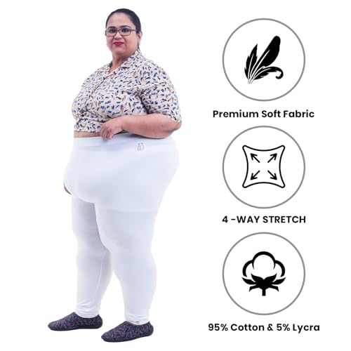 Image of BIGTEES Cotton Leggings for Women Full Length | Stretchable, Soft & Comfortable Pants for Women