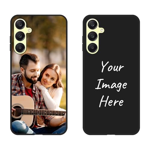 Cover Personalizzata con Foto per Samsung Galaxy A25 Custodia Personalizzabile con Immagini Collage Disegni Testo Nome Protezione in TPU Morbido, Idea Regalo per Compleanno Anniversario