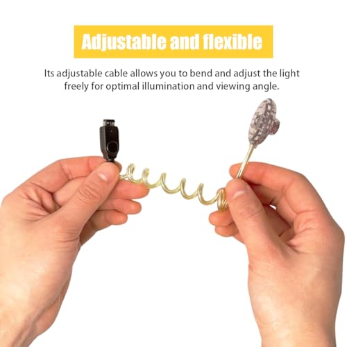 Image of GBA LED Worm Light Attachment - Game Boy Advance Screen Lamp, Flexible Plug-and-Play Illuminator, Powered by Console, No Batteries Needed, Assorted Color