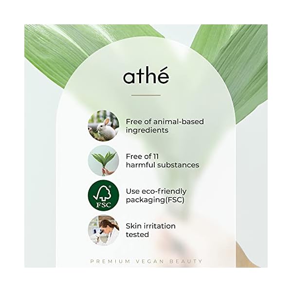 Vegan Sun Cushion by ATHÉ Vegan Relief Sun Cushion SPF50+PA++++ 0.84 oz, 24g | The Large-sized Athe Vegan Sun Cushion | Protection for Face and Body from Sun UV rays | Vegan Moisturizing Skin Care | Vegan Sunscreen | Kbeauty