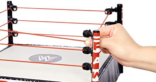 WWE MATTEL GDB87 WWE RAW Superstar Ring with Authentic Decoration, Multi-Colour, 14 Inch