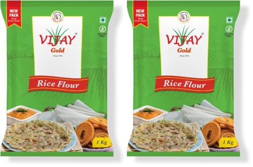 Image of VIJAY Premium Rice Flour - 1kg (Pack of 2)