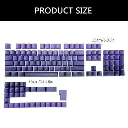 Teclas de teclado para interruptores MX con diseño mecánico minimalista 5