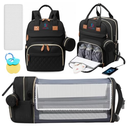 Buddy Bear Diaper Bag Backpack Changing Station, Waterproof