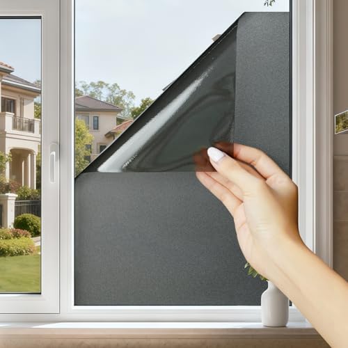 Vinilo decorativo para ventana privacidad gris 29.6 x 78.7 in miniatura 3