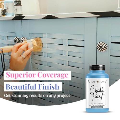 Image of GRANOTONE Chalk Paint Greece Blue 250 ml Matte Finish