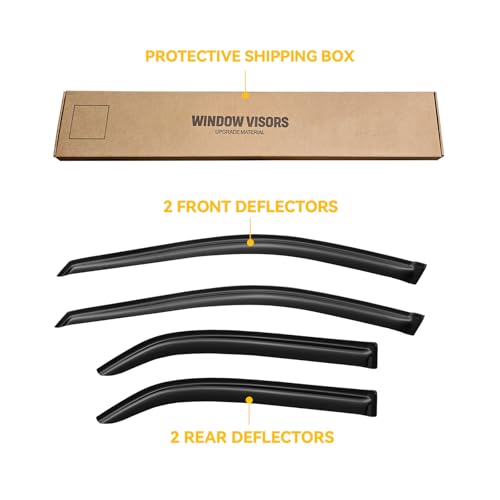 Image of Rain Guards Window Visor for 1998-2002 Honda Accord Out-Channel