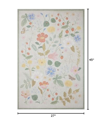 Tapete decorativo Loloi Rifle Paper Co Cotswolds Ivory miniatura 2