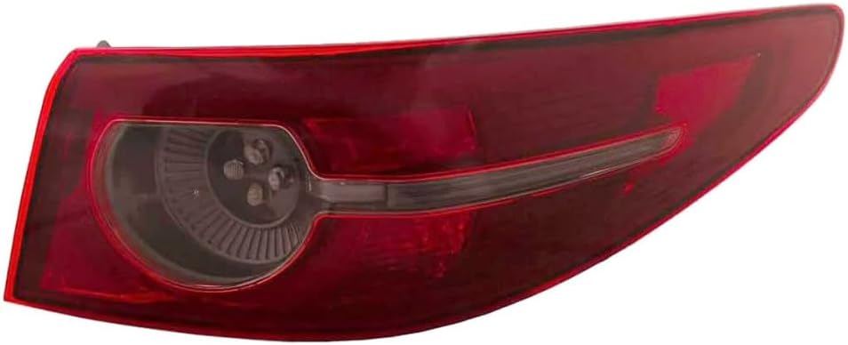 For Mazda 3 2019 2020 2021 Tail Light Assembly Passenger Side | Rear | Outer | CAPA Certified | Sedan | Red and Clear | Replacement For MA2805132, MA2805132C | BCJH-51-150A