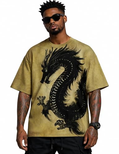 Image of STAND OUT All Over Printed Psychelic Trippy Animal T-Shirts