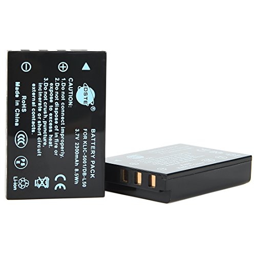 DSTE KLIC-5001 Li-Ion Batteria (2-Pacco) e