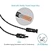 Renogy 5Ft 10AWG Solar Extension Cable with Male and Female Connectors, 5FT-10AWG, Black